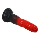 Power Monsters Fire Dragon – 24.5 cm (9.6″) rievots monster dildo – Sarkans — Foto 7