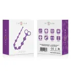 INTENSE Jaiden lanksčios silikoninės analinės karoliukų grandinėlės – 34 cm – Violetinė — Nuotrauka 4