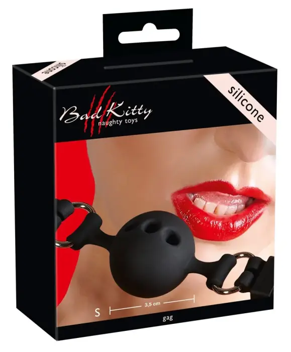 Silicone Ball Gag – Black