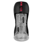 FUSION X Vibrating Twin Turbo Masturbator – Black — Photo 4
