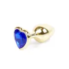MyLove Toys Jewellery Анальная пробка в форме сердца – 7 cm (2.8″) – Синяя — Фото 6