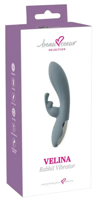 beau cœur Velina кролик-вибратор – 20 cm (7.9″) – розовый