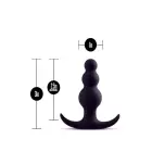 Anal Adventures Platinum su karoliukais analinis kištukas – 7.6 cm (3″) Photo