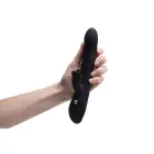 Pluto vibrators ar kustību – 23 cm – melns Foto 7