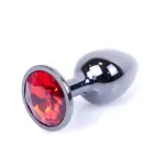 Plug-Jewellery Dark Silver analinis kištukas – 7 cm (2.8″) – Raudonas — Nuotrauka 9