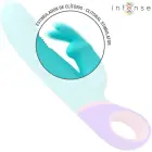 INTENSE Monica Dual-Action Vibrator – 22.5 cm (8.85″) – Blue — Photo 3