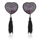 Südamekujulised nibukatted tuttidega – roosad – komplekt Photo