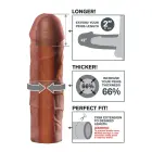 FXT Mega 2 Penis Sleeve – Brown — Photo 3