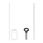 LEVELZ Detachable Wide Adjustable Silicone Cock Ring – 5 mm – Black — Photo 4