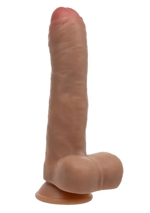 The Gyrating Bartender Vibrating Dildo – 20 cm (8″) – Brown