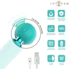 INTENSE Hamby стимулятор с всасыванием и вибрацией – 19.4 cm (7.6″) – синий — Фото 5