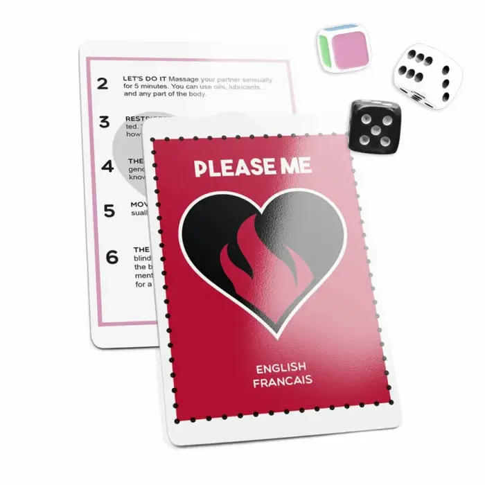 ARIA Please Me Play XXX Game - Couples Adventure Dice Set