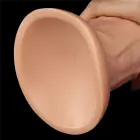 LoveToy Legendary Realistic Curved Dildo – reālistisks dildo – PVC – miesas krāsa – 24,1 cm — Foto 6