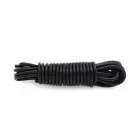 Deluxe Silicone Bondage Rope – Black – 5 m — Photo 2