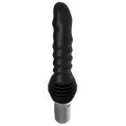 Anaalne tõukav vibraator – 37 cm – must — Foto 5