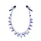 Fetish B sērijas ekskluzīvas krūšu galu skavas Nr.2 ar ķēdīti un zvaniņiem Foto 1