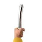 Mega Stainless Steel Dildo Slightly Curved — Foto 3