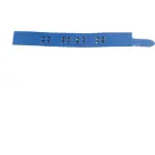 Red Leather Ultra Blue Adjustable Leather Collar 38-52 cm — Photo 4