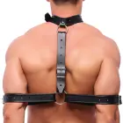 Ādas roku bondage apkakle – melna — Foto 2
