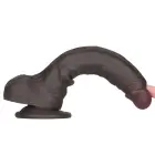 LoveToy Sliding Skin Pro II – dual-layer realistic silicone dong – black – 19 cm (7,5'') — Photo 12