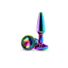 Tapered Anal Plug – S – Multicolored — Photo 1