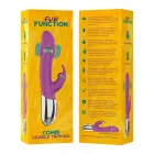 Fun Function Combi Double Tapping Intimate System vibrators – 21 cm (8.2″) – rozā — Foto 8