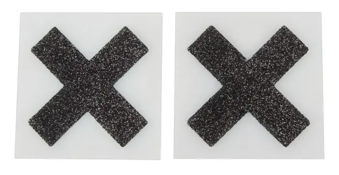 Nippelsticker X – Melni krusta formas krūšu galu uzlīmes Foto 2