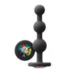 GLAMS Textured Dildo with Rainbow Gem – 11.4 cm (4.49″) — Photo 2