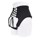 Sportsheets High Waisted Corset Harness – high-waisted strap-on harness with corset lacing – black – hips 71–152 cm — Photo 6