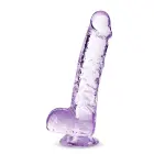 Naturally Yours Crystalline Dildo – 15.2 cm (6″) – Purple — Photo 2