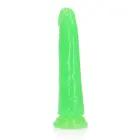 Slim realistiškas dildo su siurbtuku – šviečiantis tamsoje – 15.5 cm (6″) Photo