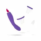EasyToys Intimate Vacuum System & Dual-Ended dubultais vibrators – violets — Foto 8