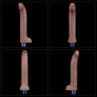 11" REAL SOFTEE Rechargeable Silicone Vibrating Dildo — Photo 16