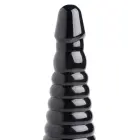 Didelis gyslotas analinis dildo – 26 cm (10.25″) – Juodas — Nuotrauka 3