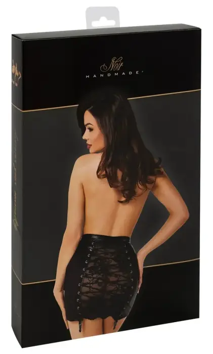 Noir Orgia Lace Mini Skirt – Black – S