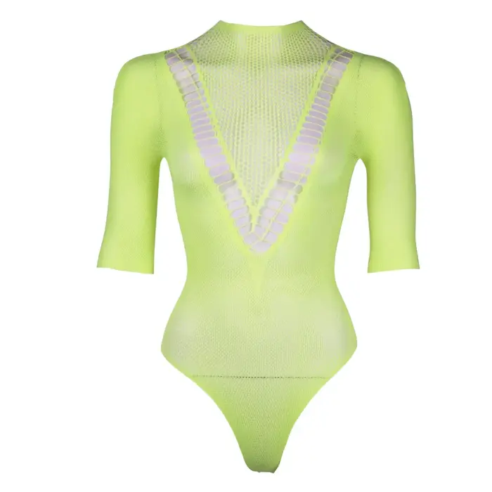 Võrkbodi lühikeste varrukatega – roheline – One Size Photo