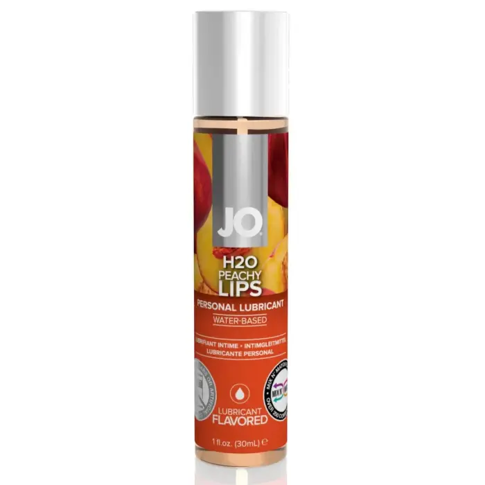 System JO H2O Peachy Lips Water-Based Lubricant 30 ml – Peach Aroma