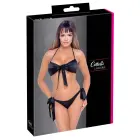 Bra and Briefs Set – Black – L/XL — Photo 1