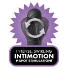 AFE Ass-Gasm IntiMotion daugiafunkcinis analinis vibratorius – 12 cm (4.7″) – Juodas — Nuotrauka 3
