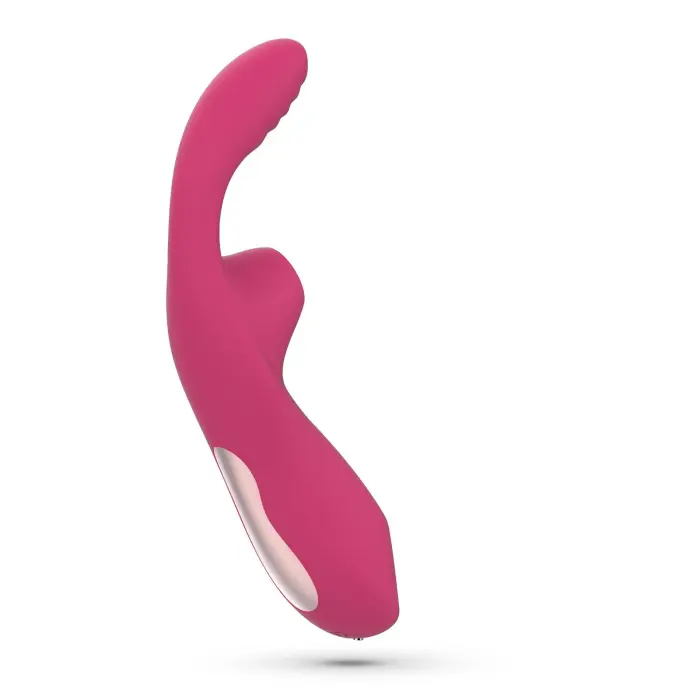 CRUSHIOUS Cyrano Clitoral Air Pulse & Vibrating Stimulator – Pink Photo