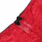 Subblime 953898 комплект сорочки и трусиков из шелка и кружева – красный – S/M — Фото 9