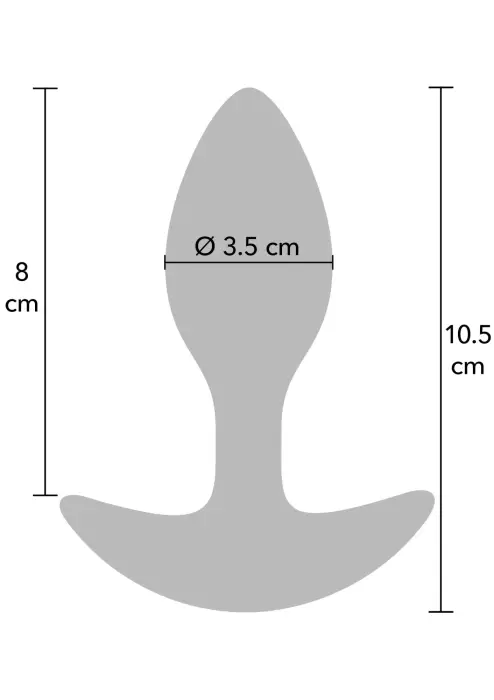 Svirtas analinis kištukas – 185g – Juodas Photo