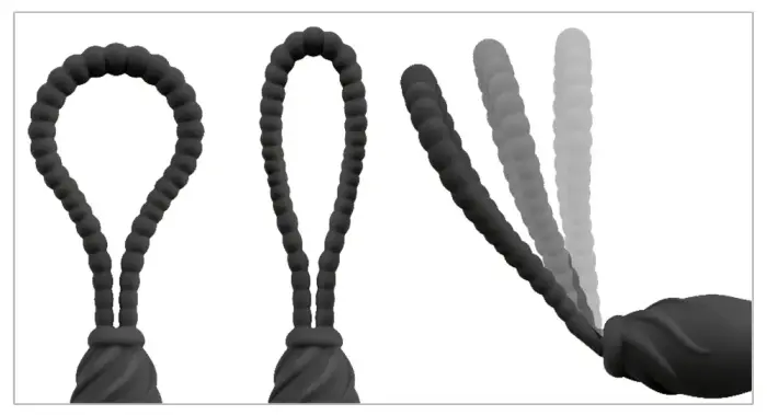 Black Velvets Perfect Fit bez siksnām strap-on dildo – 22 cm Foto 8