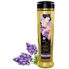 Shunga erotinis masažo aliejus – levandų – 240 ml — Nuotrauka 1