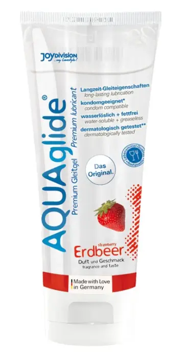 AQUAglide Strawberry Water-based Lubricant – 100 ml