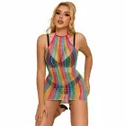 Subblime Rainbow Fishnet Dress – One Size — Photo 3