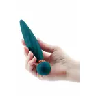 Sugar Pop Twist – pöörlevad intiimseade – rohekas-sinine – silikoon – 16 cm — Foto 3