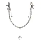 FFS Crystal Adjustable Nipple Clamp Set with Decorative Pendant, Silver — Photo 2