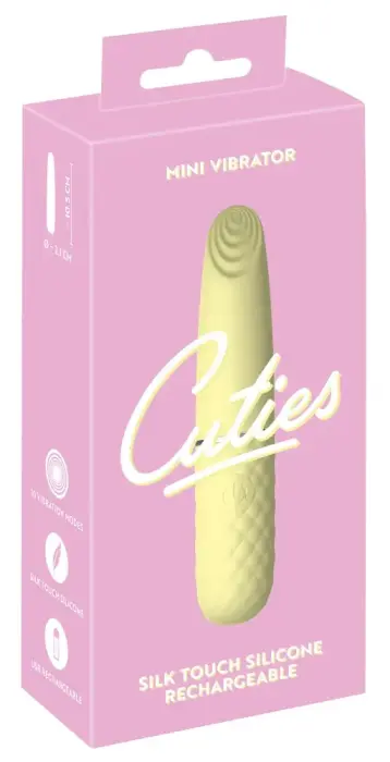 Cuties Mini Vibrator – 10.5 cm (4.1″) – Yellow
