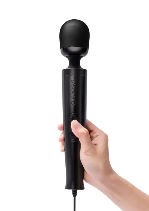 Le Wand DieCast Plug-In wand вибратор – черный